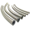 PTFE corrugate pipes braided Metal hose with PTFE and Teflon